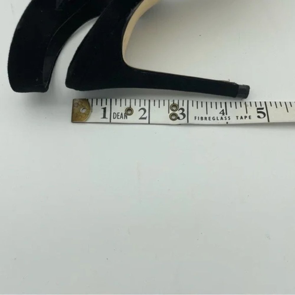 SOLD Zara Black Gold New High Heeled with Chain Sandals, Sz 8/39 - Picture 9 of 11